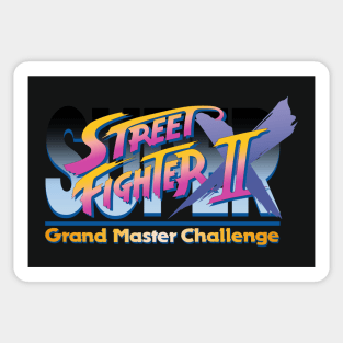 Super Street Fighter II: X Grand Master Challenge Logo Sticker